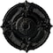 Ekena Millwork Attica Acanthus Leaf Ceiling Medallion (Canopies up to 4 5/8"), 53 1/2"OD x 3 1/2"P, Black Pearl CM53ATBPS - alternate 1